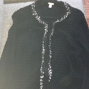 Chico’s black sweater.